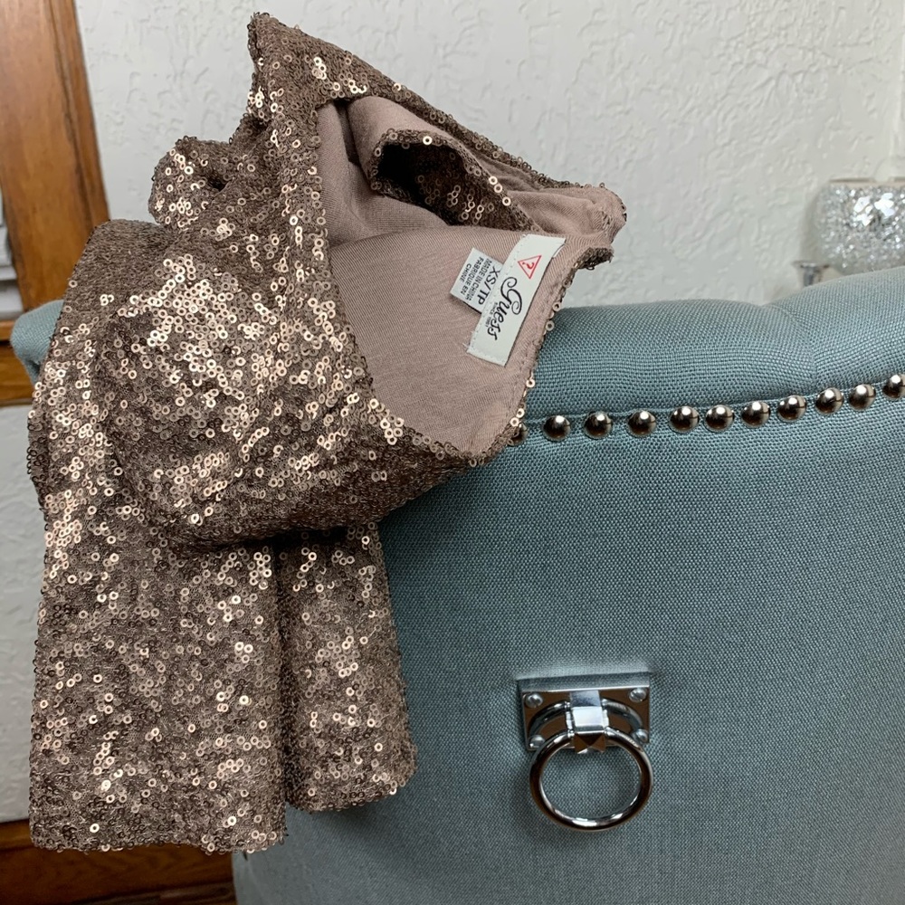 GUESS | Sequined Mini Dress - Picture 2 of 8